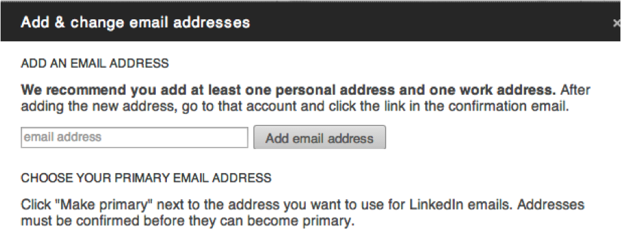 linkedIn email address