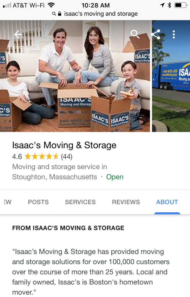 Isaac's Moving & Storage