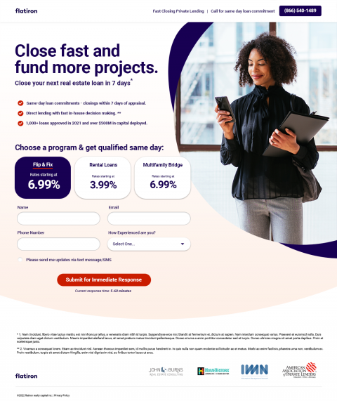 Flatiron: Landing Page