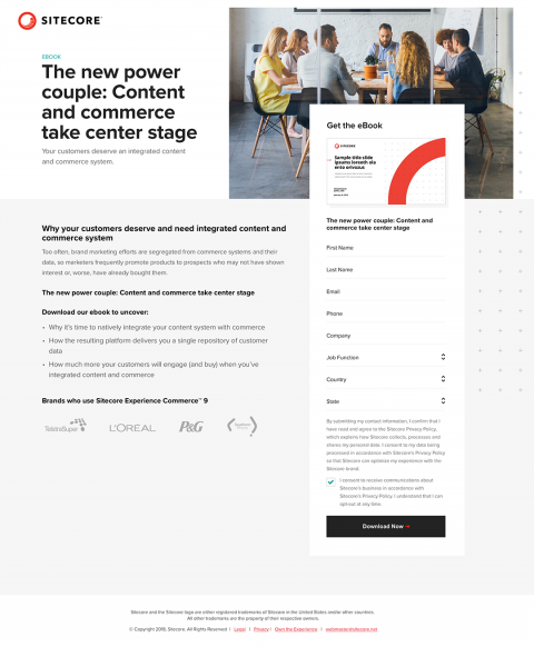 Sitecore: Landing Page