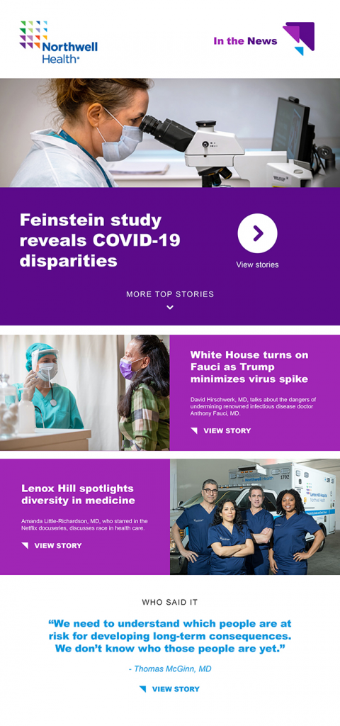 Northwell Health: Email